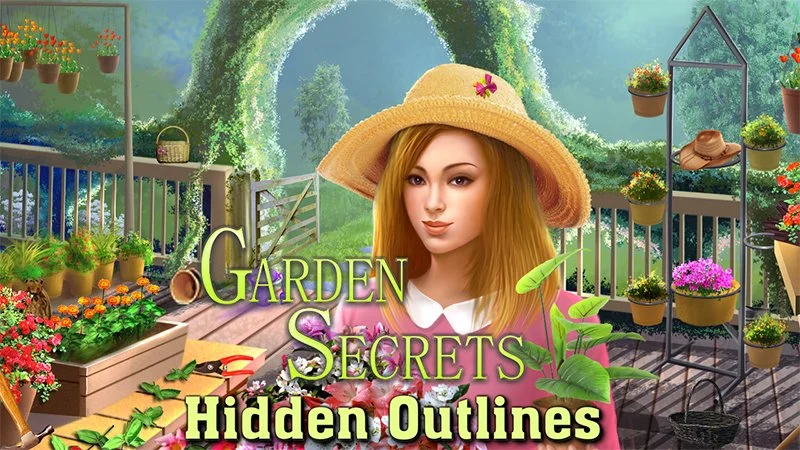 Image Garden Secrets Hidden Objects by Outline