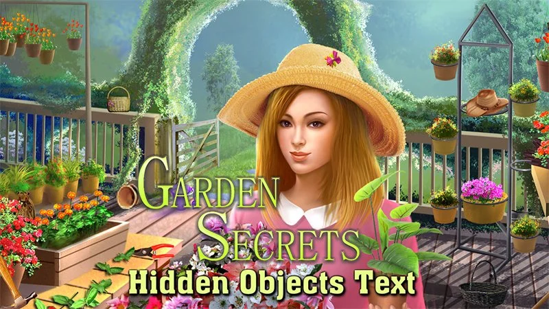 Image Garden Secrets Hidden Objects by Text